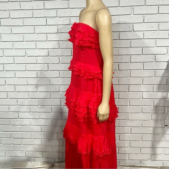 J.Crew Women’s Collection tiered ruffle dress in chiffon - Picture 5 of 10